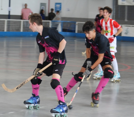 Germán y Manu , jugadores del Patín Cájar Germán y Manu , jugadores del Patín Cájar