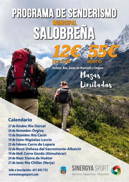 Programa municipal de senderismo de Salobreña (AYTO. SALOBREÑA) Programa municipal de senderismo de Salobreña (AYTO. SALOBREÑA)