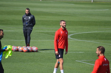 Duarte ha regresado a los entrenamientos (GRJ) Duarte ha regresado a los entrenamientos (GRJ)