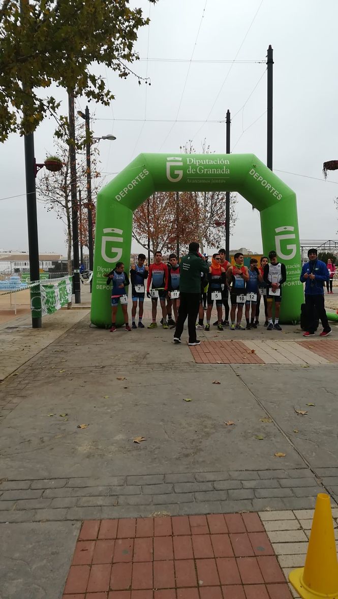 Inicio del duatlon cross de Huétor Tájar ;AYTO. HUÉTOR TÁJAR)