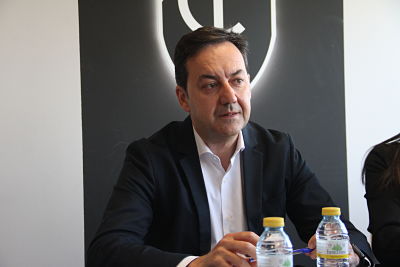 Monterrubio en una comparecencia ante los medios (GRJ) 