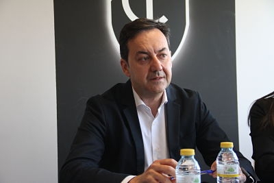 Monterrubio en una comparecencia ante los medios (GRJ) 