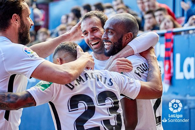 Foulquier celebra el gol ante Osasuna (GRANADA CF) 
