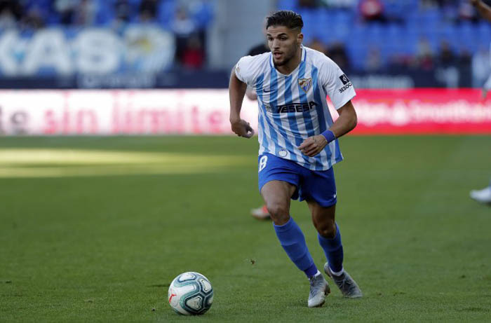 Antoñín en una acción con la camiseta del Málaga CF (MALAGA CF)