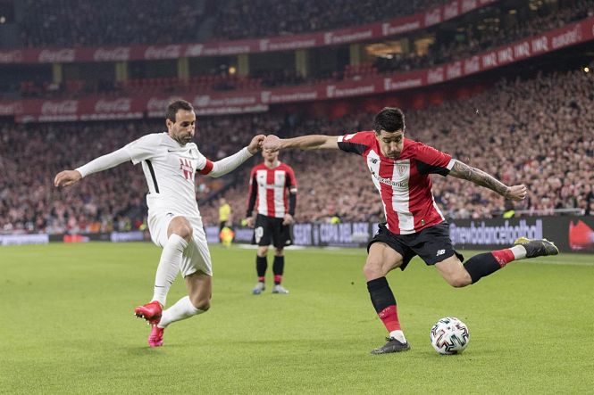 Imagen del partido de ida