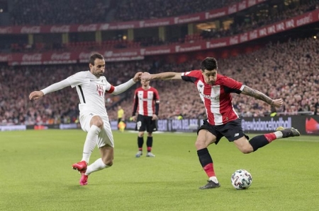 Imagen del partido de ida