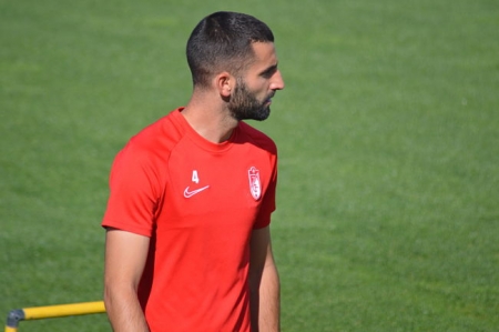 Gonalons durante un entrenamiento (GRJ)