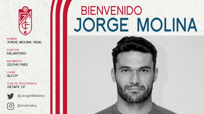 Jorge Molina aportará experiencia y goles (GCF)