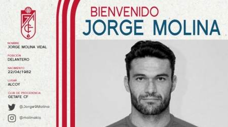 Jorge Molina aportará experiencia y goles (GCF)