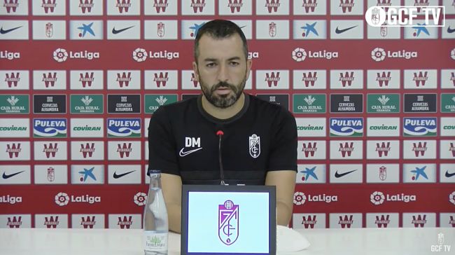 Diego Martínez, en rueda de prensa (GRJ) 