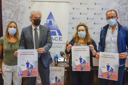 Presentación de la marcha solidaria de ASPACE (JAVIER ALGARRA / AYUNTAMIENTO) Presentación de la marcha solidaria de ASPACE (JAVIER ALGARRA / AYUNTAMIENTO)
