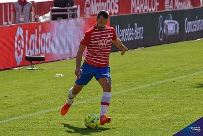 Soldado, durante el último choque liguero ante el Sevilla (JOSÉ M. BALDOMERO)