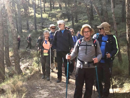 Senderistas sexitanos durante una ruta (AYTO. ALMUÑECAR) Senderistas sexitanos durante una ruta (AYTO. ALMUÑECAR)