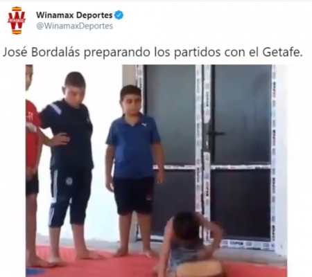 Tweet de Winamax referido al estilo de juego del Getafe (MARCA)
