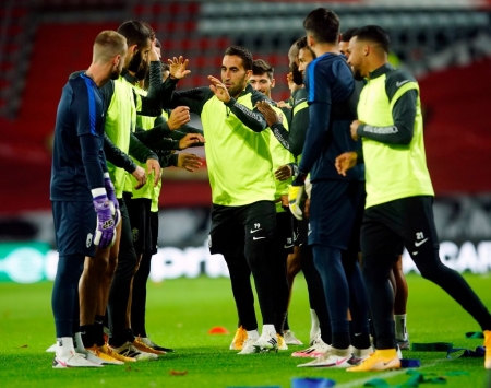 El Granada se entrenó esta tarde en el `Philips Stadion´ (GCF)
