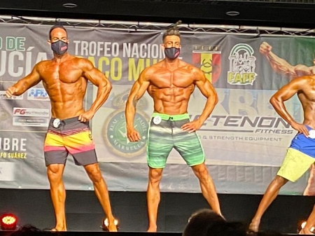 el culturista de Huétor Tájar Javier Ruiz durante el Campeonato de Andalucía celebrado este fin de semana en Marbella (AYTO. HUÉTOR TÁJAR) el culturista de Huétor Tájar Javier Ruiz durante el Campeonato de Andalucía celebrado este fin de semana en Marbella (AYTO. HUÉTOR TÁJAR)