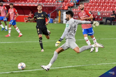 Rui Silva ha dejado a cero su portería en hasta siete partidos (JOSÉ M. BALDOMERO) Rui Silva ha dejado a cero su portería en hasta siete partidos (JOSÉ M. BALDOMERO)