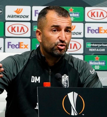 Diego Martínez, entrenador del Granada CF (GCF)