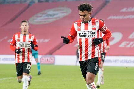 Donyell Malen anotó el gol de la victoria del PSV ante el Sparta Rotterdam (PSV)