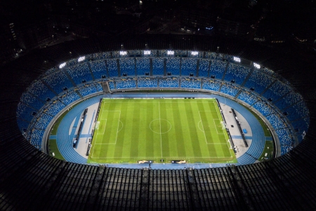 Panorámica aérea del Stadio `Diego Armando Maradona´ (SPORTS CENTER)
