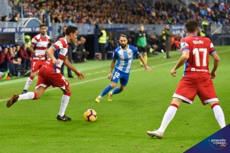 El Granada volverá a `La Rosaleda´ el domingo a las 12:00 horas (JOSÉ M. BALDOMERO)