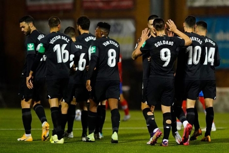 El Granada superó en Navalcarnero la mayor goleada en la historia del club (PEPE VILLOSLADA / GCF) El Granada superó en Navalcarnero la mayor goleada en la historia del club (PEPE VILLOSLADA / GCF)