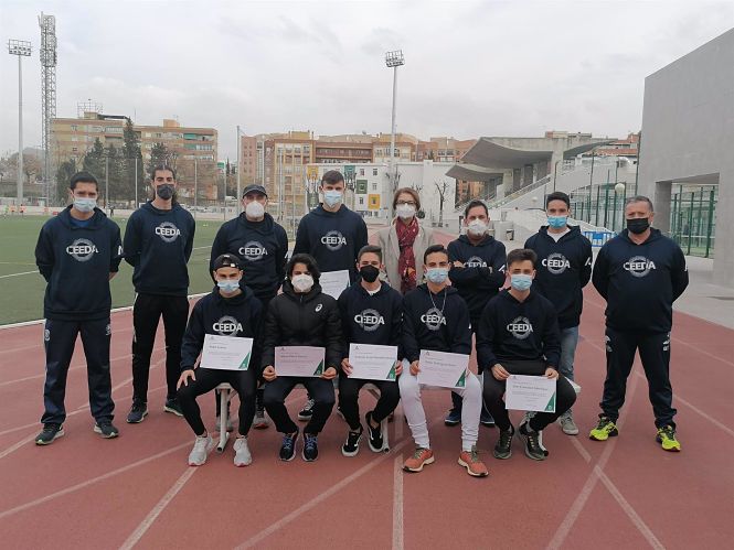 Acto con deportistas y entrenadores del Centro Educativo de Excelencia Deportiva de Andalucía (JUNTA) 