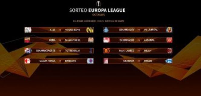 Emparejamientos de Octavos en la Europa League (UEFA)