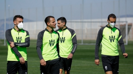 El Granada completó en la matinal de hoy una sesión de recuperación (GUADA ORTIZ / GCF) El Granada completó en la matinal de hoy una sesión de recuperación (GUADA ORTIZ / GCF)