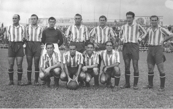 Once del Granada en su debut en Primera División el 28 de septiembre de 1941 ante el Celta Once del Granada en su debut en Primera División el 28 de septiembre de 1941 ante el Celta