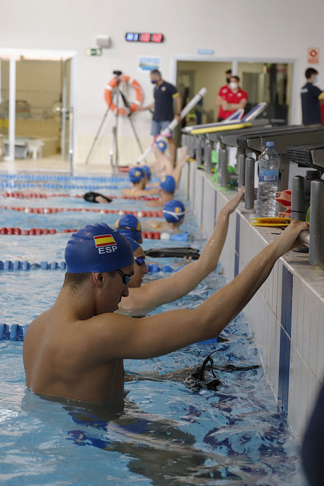 Entrenamiento de la selección española de natación (UGR)