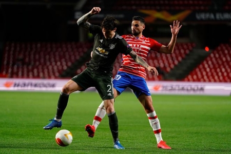 Puertas fue uno de los jugadores destacados (GRANADA CF) Puertas fue uno de los jugadores destacados (GRANADA CF)