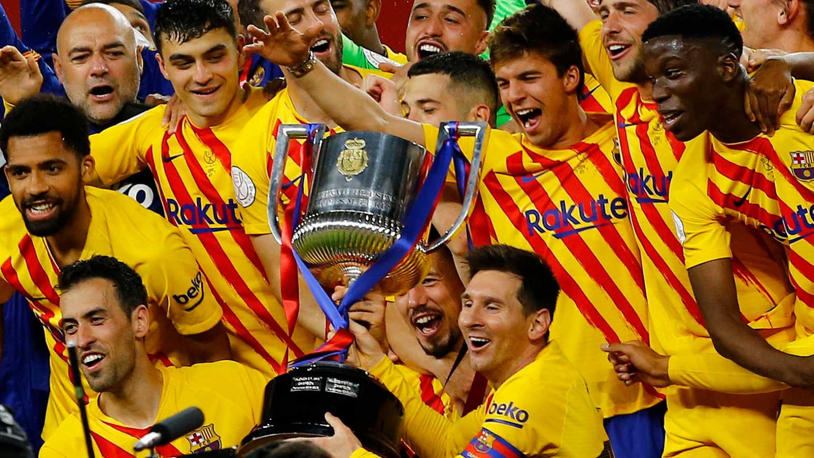 El FC Barcelona ganó con claridad anoche la Copa del Rey (REUTERS)