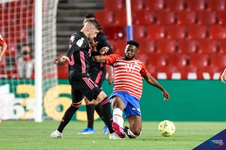 Eteki se marchará con Camerún una vez finalizada la temporada (JOSÉ M. BALDOMERO) Eteki se marchará con Camerún una vez finalizada la temporada (JOSÉ M. BALDOMERO)