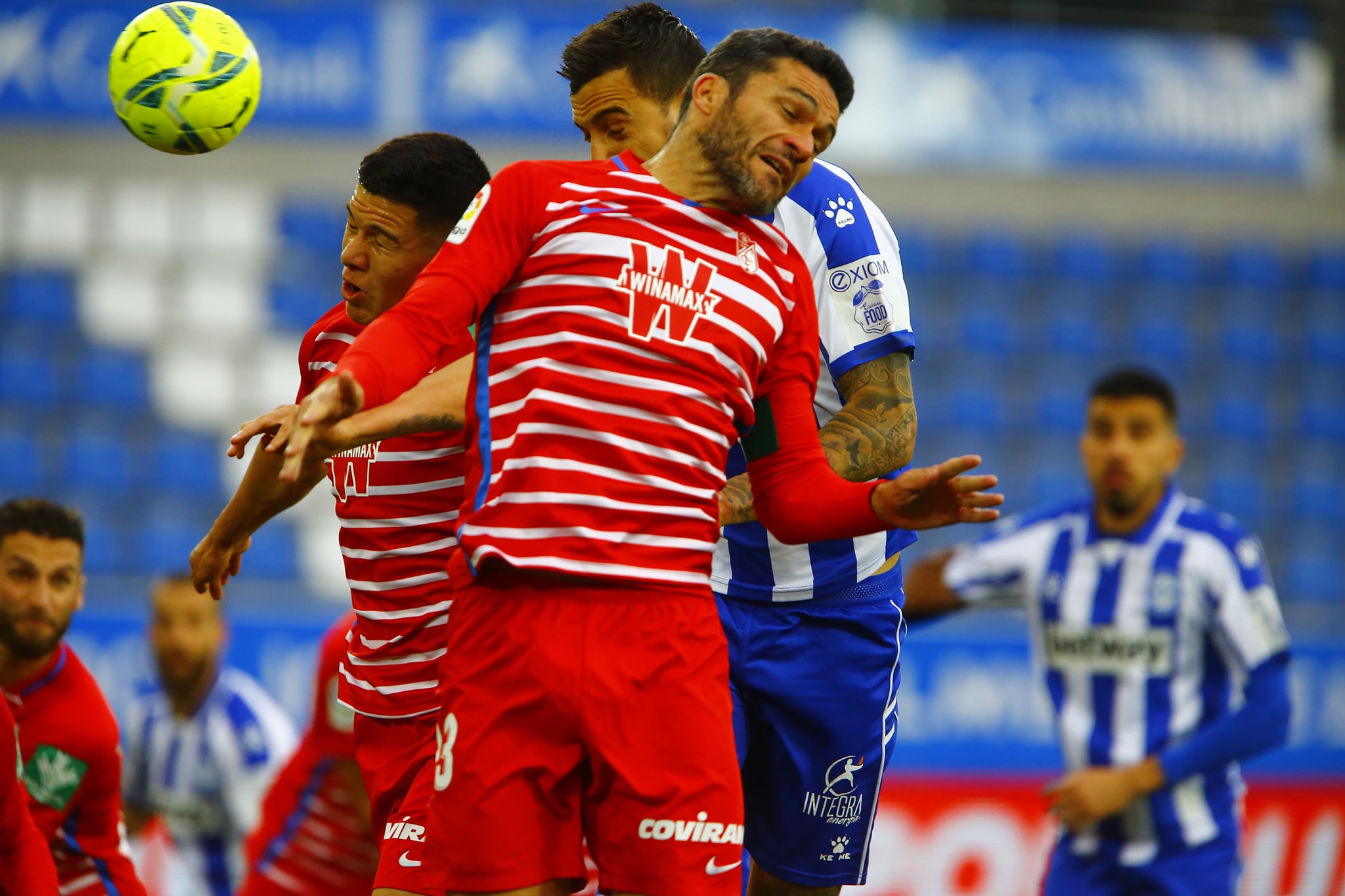 Jorge Molina salió de `Mendizorroza` como el máximo goleador, momentáneamente, del Granada en la presente temporada (LALIGA)
