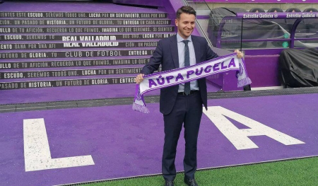 Fran Sánchez, durante su presentación como nuevo director deportivo del Valladolid (RADIO MARCA VALLADOLID) Fran Sánchez, durante su presentación como nuevo director deportivo del Valladolid (RADIO MARCA VALLADOLID)