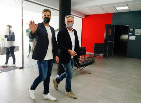 Robert Moreno y Pep Boada serán las dos nuevas caras principales del Granada (PEPE VILLOSLADA / GCF) Robert Moreno y Pep Boada serán las dos nuevas caras principales del Granada (PEPE VILLOSLADA / GCF)