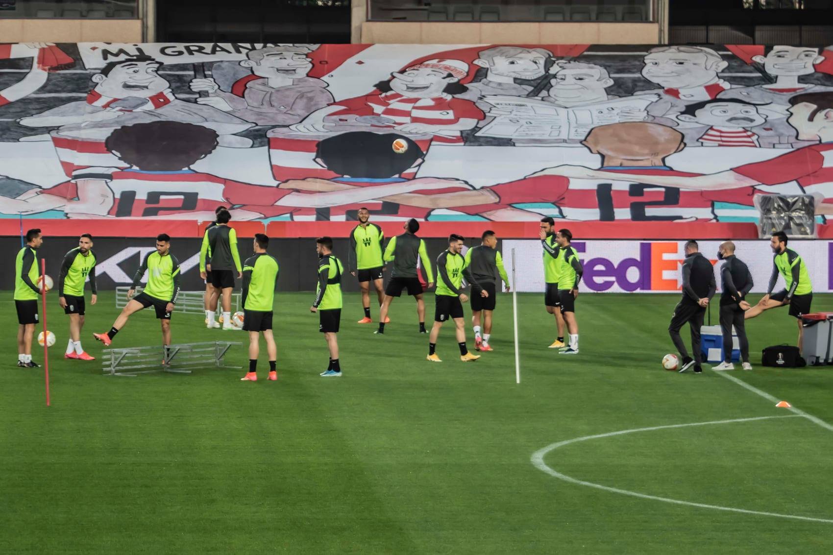 Telefónica ha llegado a un acuerdo con el Granada para una novedosa plataforma de análisis del equipo (JOSÉ VELASCO / GRJ)