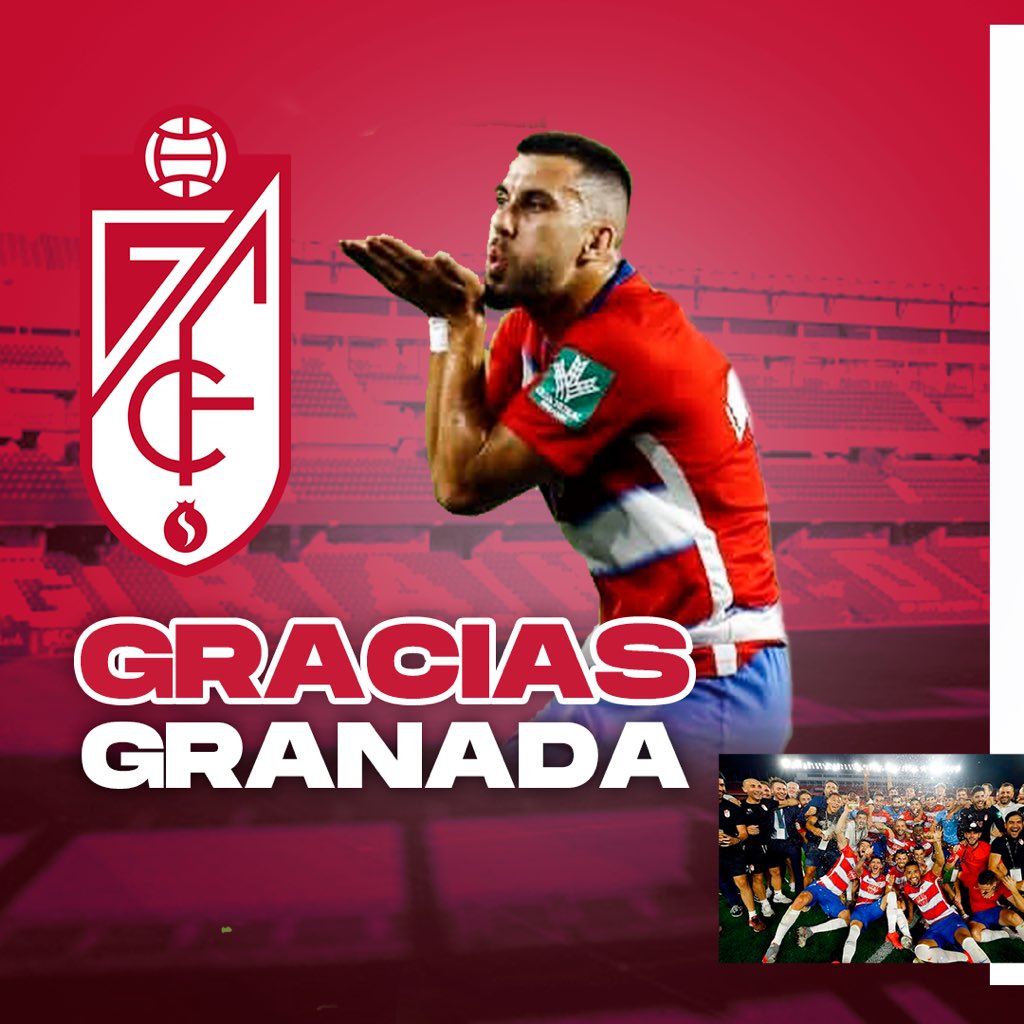 Fede Vico se despidió ayer del Granada (TWITTER @FVICO)