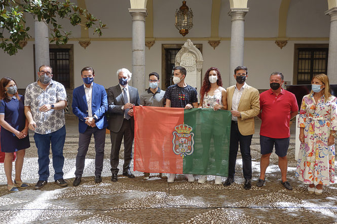 Imagen de la recepción a los deportistas olímpicos (JAVIER ALGARRA / AYUNTAMIENTO)