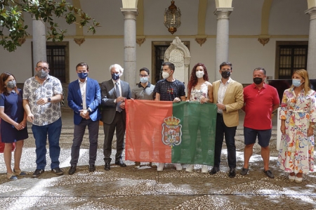Imagen de la recepción a los deportistas olímpicos (JAVIER ALGARRA / AYUNTAMIENTO)