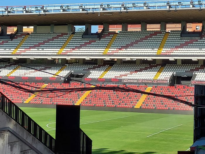 Imagen del Estadio de Vallecas a 24 horas del partido entre el Rayo y el Granada (FRAN CALVO)