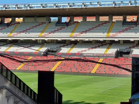 Imagen del Estadio de Vallecas a 24 horas del partido entre el Rayo y el Granada (FRAN CALVO) Imagen del Estadio de Vallecas a 24 horas del partido entre el Rayo y el Granada (FRAN CALVO)