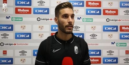 Rubén Rochina, al término del encuentro ante el Rayo en Vallecas (GCF TV) Rubén Rochina, al término del encuentro ante el Rayo en Vallecas (GCF TV)