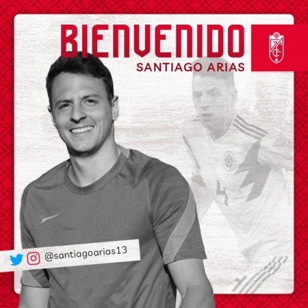 Santiago Arias llega cedido al Granada (GCF) Santiago Arias llega cedido al Granada (GCF)