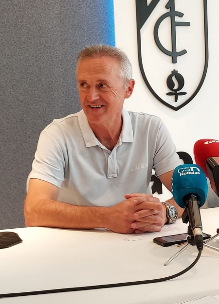 Pep Boada, durante la reunión con los medios de comunicación esta mañana (FRAN CALVO) Pep Boada, durante la reunión con los medios de comunicación esta mañana (FRAN CALVO)