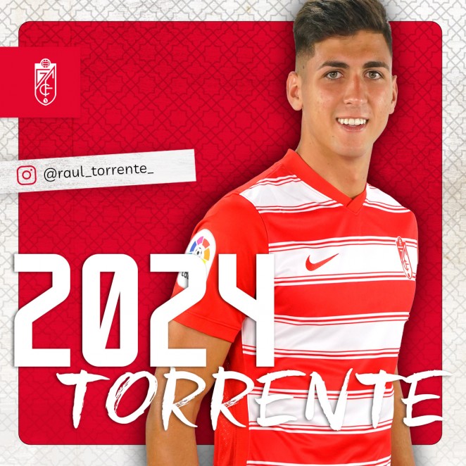 Raúl Torrente renueva con el Granada hasta 2024 (GCF)