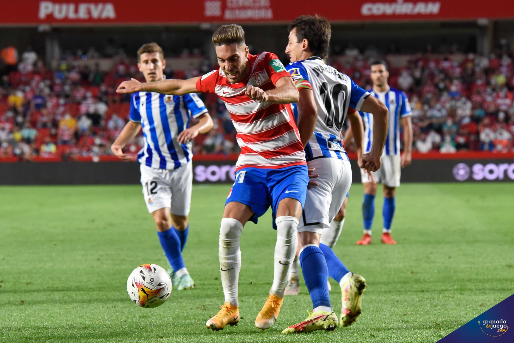 El Granada dispondrá de tres sesiones para preparar el duelo ante el Celta en `Balaídos` (JOSÉ M. BALDOMERO)