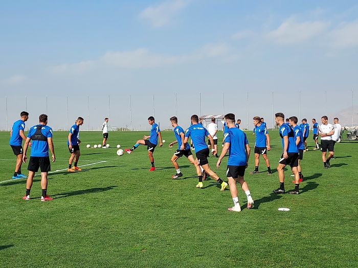 El Granada prepara ya el duelo frente al Celta del próximo lunes (FRAN CALVO)