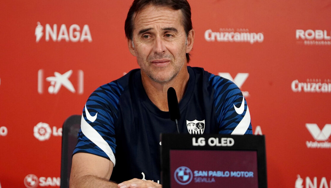 Julen Lopetegui, en la rueda de prensa previa al derbi ante el Granada (SFC)